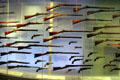 Firearm collection at National Museum of the American Indian. Washington, DC.