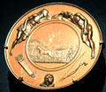 Medal with native designs at National Museum of the American Indian. Washington, DC.