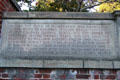Engraved history of Dumbarton Oaks. Washington, DC.