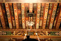 Beamed ceiling in Music Room at Dumbarton Oaks Museum. Washington, DC.
