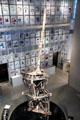 9-11 exhibit including communications mast rubble from top of New York's World Trade Center at Newseum. Washington, DC.