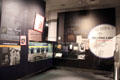 Display on crime reporting at Newseum. Washington, DC.