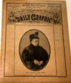 Daily Graphic front page reports death of Queen Victoria with her last photo at Newseum. Washington, DC.