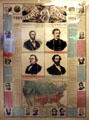 Broadsheet poster summary of Presidential campaign at National Museum of American History. Washington, DC.