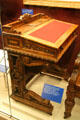 House of Representatives desk designed by Thomas U. Walter at National Museum of American History. Washington, DC.