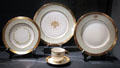 George W. & Laura Bush china by Lenox at National Museum of American History. Washington, DC.