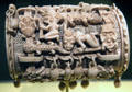 Ivory bracelet by Yoruba peoples of Owo region of Nigeria at National Museum of African Art. Washington, DC.