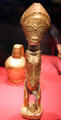 Wood female figure by Baule peoples of Côte d'Ivoire at National Museum of African Art. Washington, DC.