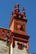 Pinnacle with lion on Alcazar Hotel. St Augustine, FL.
