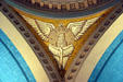 Evangelist John as eagle in Memorial Presbyterian Church. St Augustine, FL.