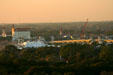 View to St. Augustine & Bridge of Lions from top of Lighthouse. St Augustine, FL.