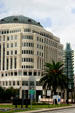 City Hall with sculpted glass tower. Orlando, FL.