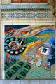Mural of evolution of telephone from rotary to touch tone by Don Reynolds on AT&T Building. Orlando, FL.