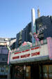 Theater marquee for Horror Makeup Show at Universal Studios. Orlando, FL.