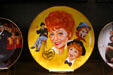 "I Love Lucy" commemorative plate in Lucille Ball memorial at Universal Studios. Orlando, FL.