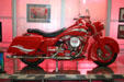 Coca-Cola themed motorcycle at Coca-Cola Museum. Atlanta, GA.