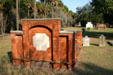 Brick tomb in Colonial Park Burying Ground. Savannah, GA.