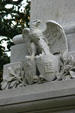 Carved eagle on General Casimir Pulaski monument. Savannah, GA.