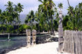 Small harbor at Puuhonua O Honaunau National Historical Park. Big Island of Hawaii, HI.