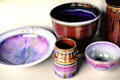 Variety of ceramic works available at pottery shop in Kilohana. Kauai, HI.