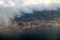 Aerial view of downtown Honolulu. Honolulu, HI.