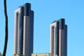 Square arches of One Waterfront Towers. Honolulu, HI.