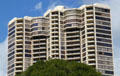 Upper floors of Admiral Thomas Condominiums. Honolulu, HI.