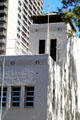 Hose tower of Honolulu Fire Department Building. Honolulu, HI.