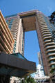 Hole through Waikiki Landmark building. Waikiki, HI.