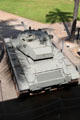 U.S. M24 light tank from above at U.S. Army Museum. Waikiki, HI.