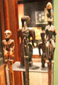 Hawaiian wooden guardian spirits at Bishop Museum. Honolulu, HI.