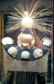Tahitian mourning dress collected during voyage of Captain James Cook at Bishop Museum. Honolulu, HI.