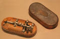 Lineman's Test Set for use on early telegraph lines at Union Pacific Railroad Museum. Council Bluffs, IA.