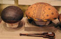 Hats as used by Chinese railroad builders at Union Pacific Railroad Museum. Council Bluffs, IA.