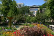 Washington Square Park & Newberry Library. Chicago, IL.