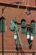 Lamps on Harold Washington Library Center. Chicago, IL.