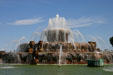 Buckingham Fountain in Grant Park. Chicago, IL.