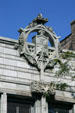 K mark in circle atop Krause Music Store by Louis H. Sullivan. Chicago, IL.