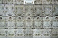 Row of electric lights on overhang of Krause Music Store by Louis H. Sullivan. Chicago, IL.