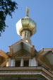 Orthodox bulb atop Tower of Holy Trinity Cathedral. Chicago, IL.