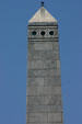 Top of memorial obelisk of Lincoln's Tomb. Springfield, IL.