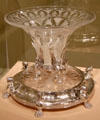 Silver & glass Egyptian-Revival centerpiece by Dominick & Haff at Art Institute of Chicago. Chicago, IL.
