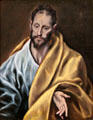 St James the Less painting by El Greco at Art Institute of Chicago. Chicago, IL.