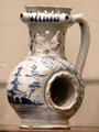 Tin-glazed earthenware puzzle mug from London or Liverpool, England at Art Institute of Chicago. Chicago, IL