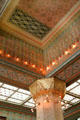 Ceiling design in trading room from demolished Chicago Stock Exchange by Louis H. Sullivan & Dankmar Adler at Art Institute of Chicago. Chicago, IL.