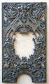 Cast iron teller's wicket from National Farmers Bank, Owatonna, MN by Louis H. Sullivan at Art Institute of Chicago. Chicago, IL.