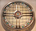 Portal window from renovated Illinois Athletic Club, Chicago by Barnett, Haynes & Barnett at Art Institute of Chicago. Chicago, IL.