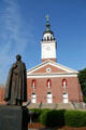 Old Cathedral served French colonists in Vincennes since 1750. Vincennes, IN.