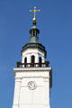 Clock tower on Old Cathedral. Vincennes, IN.