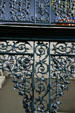 Cast iron details of 533 Esplanade Ave. New Orleans, LA.